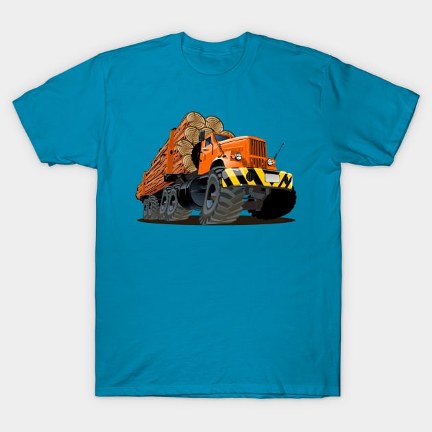 Cartoon truck T-Shirt by Mechanik